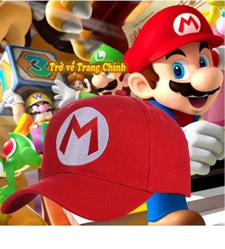 Gorra de béisbol clásica de Super Mario